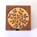 Handcrafted Wooden Coaster Set of 4